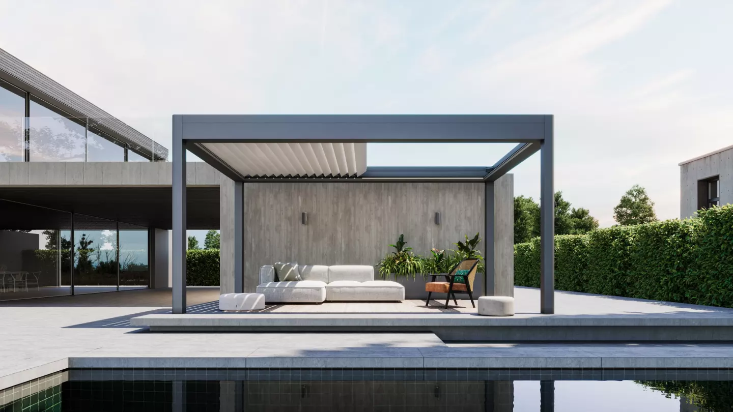 Albert Genau Bioklimatik Pergola Sistemi
